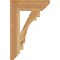 Ekena Millwork Merced Slat Rough Sawn Bracket, Western Red Cedar, 4"W x 16"D x 24"H BKT04X16X24MRC06RWR - alternate 2